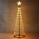 2. DECORATIVE CHRISTMAS TREE 550LED WARM WHITE 300CM BLACK
