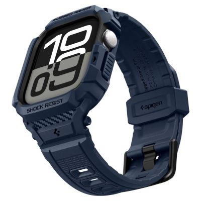 7. Spigen Rugged Armor Pro Strap for Apple Watch 42mm - Navy Blue