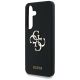 6. Guess Silicone Big 4G Logo Bottom Script case for Samsung Galaxy S25 - black
