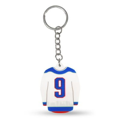2. Polonia Bytom 25 “Hockey Jersey” Keychain (Home)