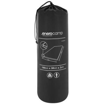 9. SELF-INFLATION TOURIST MAT MATTRESS 180X50X3CM BLACK