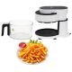 6. Adler 3L Air Fryer with Glass Bowl