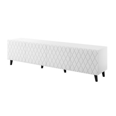 TV cabinet ASTI 200x42x52 white matt