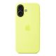 5. Apple iPhone 17 Silicone Case with MagSafe - Neon Yellow