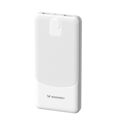 Powerbank Wozinsky Wpower WPBBK-3 10000 mAh 10W 2x USB-A 2A - white