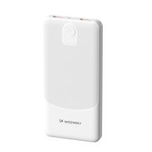 Powerbank Wozinsky Wpower WPBBK-3 10000 mAh 10W 2x USB-A 2A - white