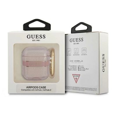 3. Guess GUA2HHTSP AirPods cover pink/pink Strap Collection
