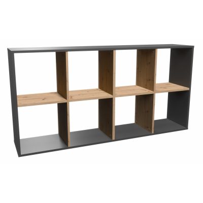 MALAX SHELVING 2X4 ANTHRACITE/ARTISAN