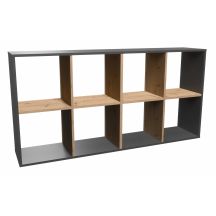 MALAX SHELVING 2X4 ANTHRACITE/ARTISAN