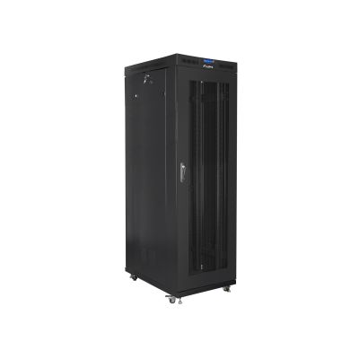 2. Lanberg FF01-8227-23BL 27U Freestanding Rack Black