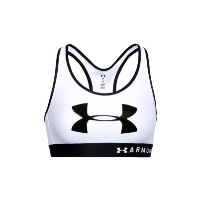 Under Armour Mid Keyhole Graphic Bra W 1344333-100