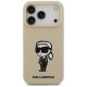 3. Karl Lagerfeld Silicone Karl Sketch & Logo MagSafe Case for iPhone 17 Pro - Brown