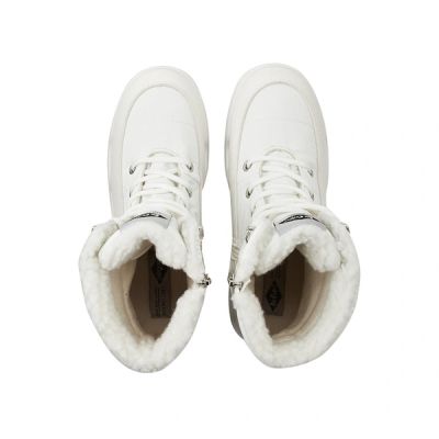 3. Lee Cooper women's winter boots white insulated ankle boots with zipper