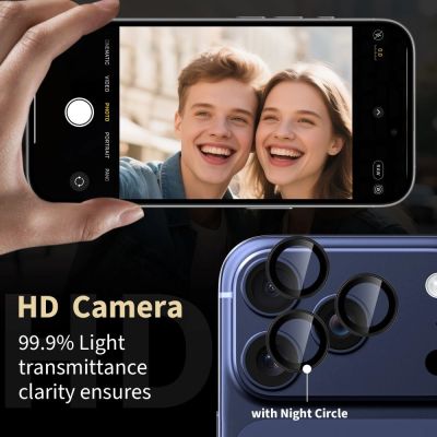 3. Tech-Protect Camring Fit+ Camera Cover for iPhone 14 Pro / Max / 15 Pro / Max / 16 Pro / Max / 17 Pro / Max - Black