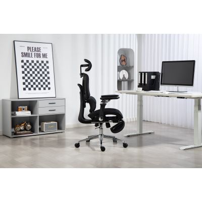 3. Activejet ergonomic office chair YK848, black