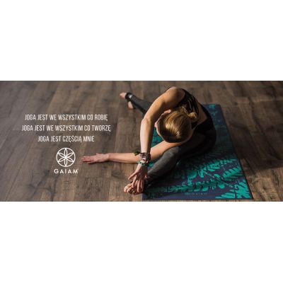 10. Gaiam yoga mat "SUNDIAL LAYERS" 6mm 62432