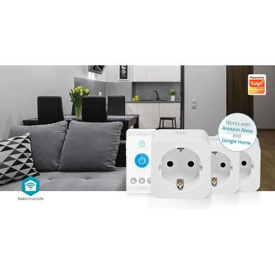 16. Nedis WIFIP121FWT3 Smart Plug 3680 W Home White