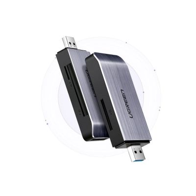 8. Ugreen SD / micro SD / CF / MS card reader for USB 3.0 gray (50541)