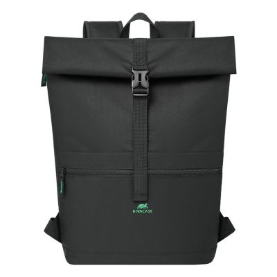 18. Rivacase Gremio City Backpack Black Polyester, Recycled Polyethylene Terephthalate (rPET)