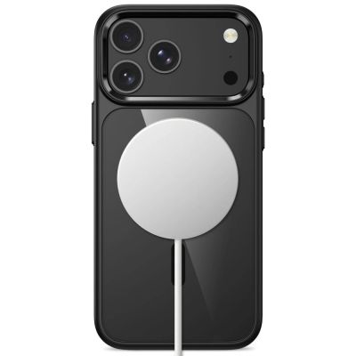 4. Tech-Protect Magmat Magsafe CC Case for iPhone 17 Pro Max / 18 Pro Max - Transparent Black
