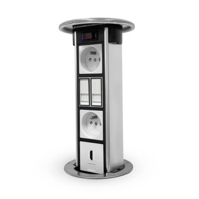 2. Desk column not equipped for mounting in a countertop socket standard 22.5x45 mm (45x45mm), 8M (4x2M)
