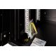 5. Digitus Unique 19" 16U wall-mounted network cabinet 600x450, glass door, black, undivided, assembled, 100kg