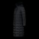 6. CMP women's long winter coat, insulated jacket with hood, black (34K0046F/U901)
