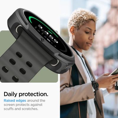 10. Spigen Liquid Air Case for Samsung Galaxy Watch 8 Classic 46mm - Black