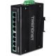 TRENDnet Industrial Switch 8-Port Gbit PoE+ 24-56V DIN-Rail