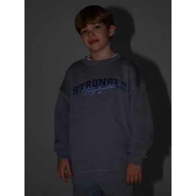 8. Boy's loose sweatshirt without hood 4F 4FJRSS26TSWSM2635-24S