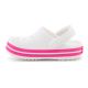 4. CROCS CROCBAND KIDS CLOG T WHITE/PINK CRUSH 207005-6WU