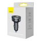 7. Baseus Enjoy FM transmitter car charger LED 2x USB / 3.5mm jack wireless MP3 player Bluetooth 5.0 3.4A black (CCLH-01)