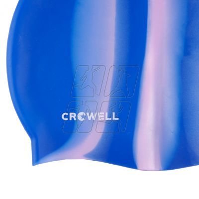 2. Crowell Multi-Flame-06 silicone swimming cap