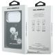 8. Karl Lagerfeld Karl & Choupette Back Logo MagSafe Case for iPhone 17 Pro - Black