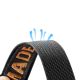 4. Dux Ducis Strap (Outdoor Version) Apple Watch Ultra Strap, SE, 9, 8, 7, 6, 5, 4, 3, 2, 1 (49, 45, 44, 42 mm) Nylon Band Bracelet Black and Orange