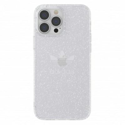 7. Adidas OR Protective Clear Case Glitter for iPhone 13 Pro Max - Transparent Silver