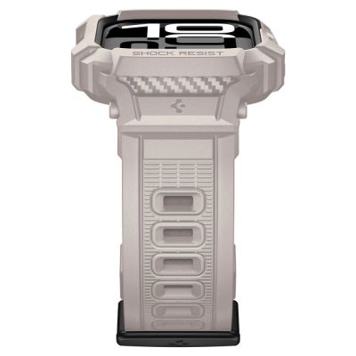 5. Spigen Rugged Armor Pro V2 Apple Watch Strap (46mm) - Beige