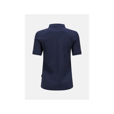 2. PEAK PERFORMANCE Women's Classic Cotton Polo T-shirt, navy blue