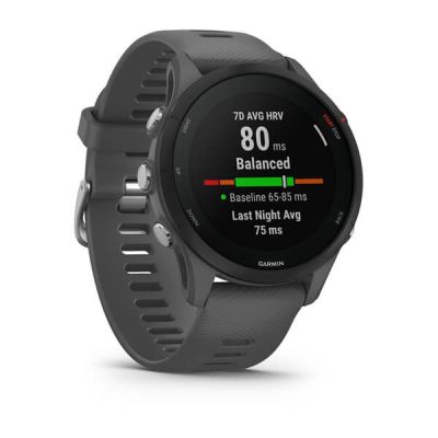 11. Garmin Forerunner 255 Slate Gray watch