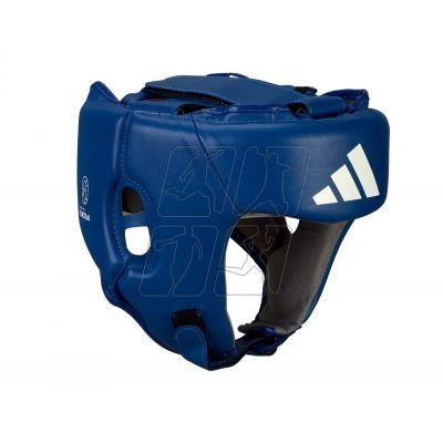 6. adidas IBA Cactus Leather Tournament Helmet ADIIBAH1C-Blue