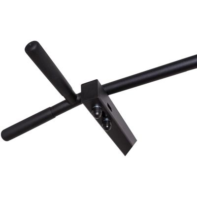 29. GYMNASTIC WOODEN AND METAL WALL BAR WITH METAL BAR AND ACCESSORIES FOR CHILDREN BENCHK 721B A076