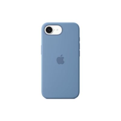 4. Apple iPhone 16e Silicone Case – Winter Blue | Apple