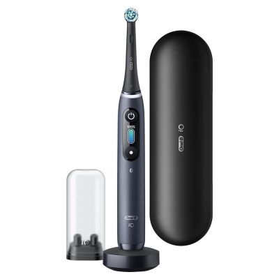 8. Braun Oral-B iO8 BLACK Electric Toothbrush