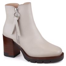 Insulated ankle boots and platform Vinceza W JAN256, beige