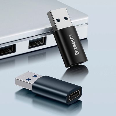 11. Baseus Ingenuity Series Mini Adapter USB 3.1 OTG to USB Type C Blue (ZJJQ000103)