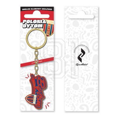 Polonia Bytom City Edition SREBRELOKCITY keychain