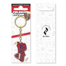 Polonia Bytom City Edition SREBRELOKCITY keychain