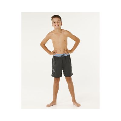 3. RIP CURL Eternal Shred Block Volley-Boy boardshorts, black