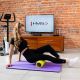 6. Club fitness mat with holes HMS Premium MFK01 Violet Black