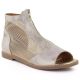 Women's summer ankle boots, openwork gold, Jezzi RMR24148-5